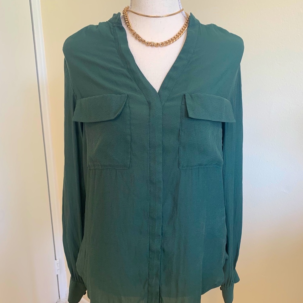 H&M Button Down Sexy Librarian Shirt!
